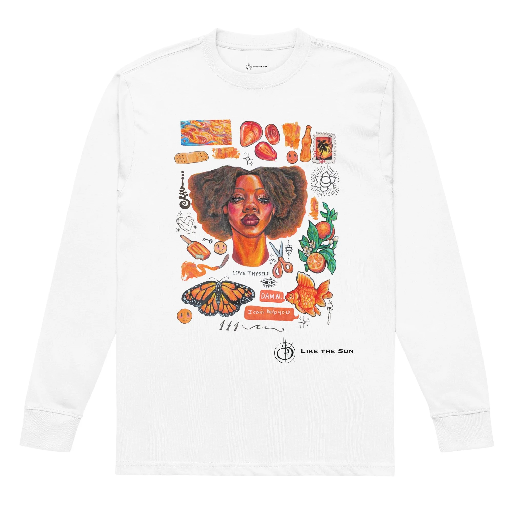 Multiiittudes Orange Long Sleeve Shirt