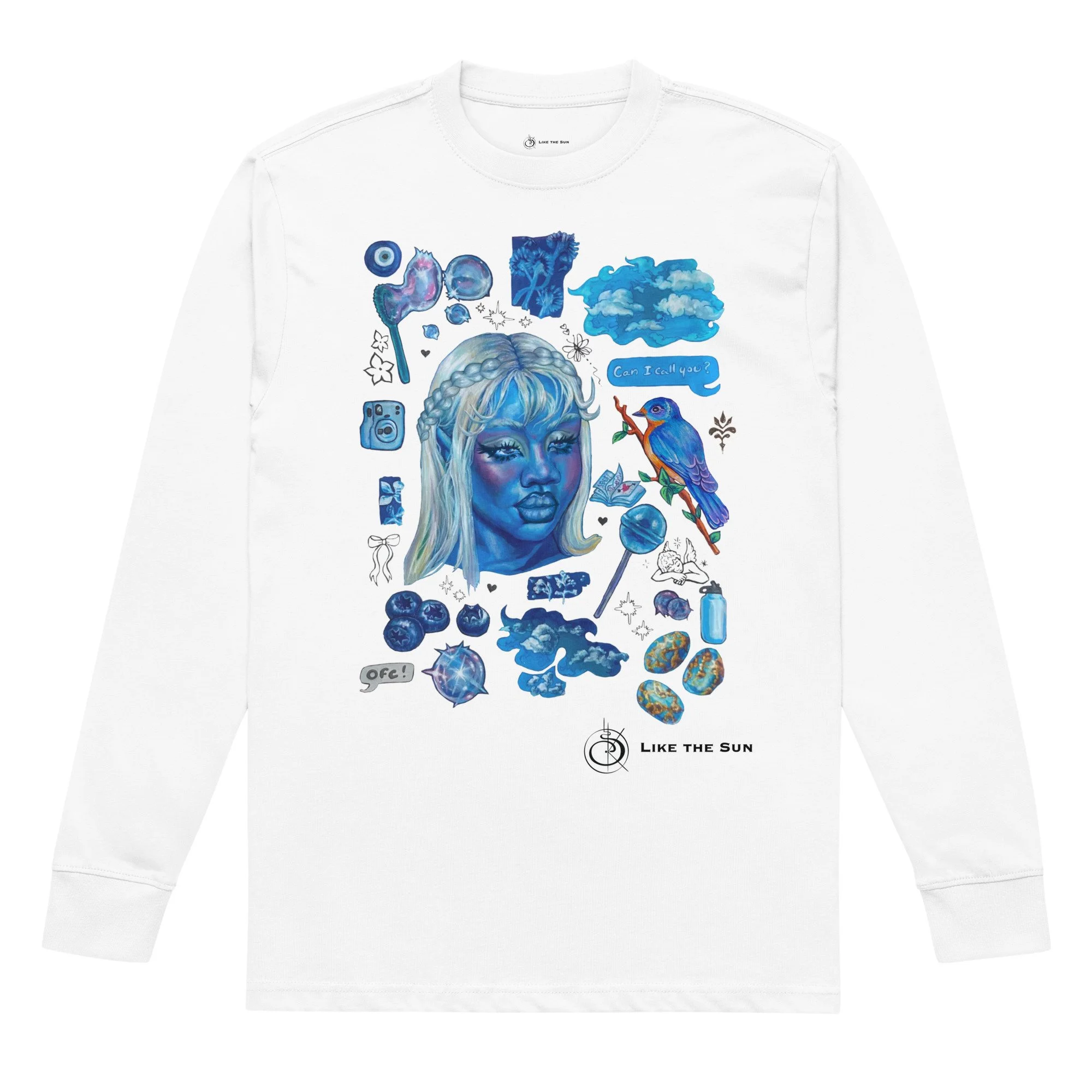 Multiiittudes Blue Long Sleeve Shirt