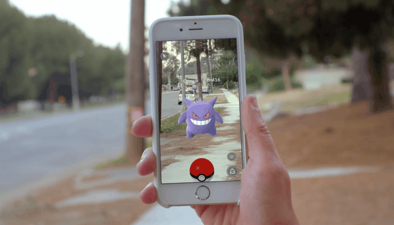 Pokemon Go is an example of AR in gaming industry