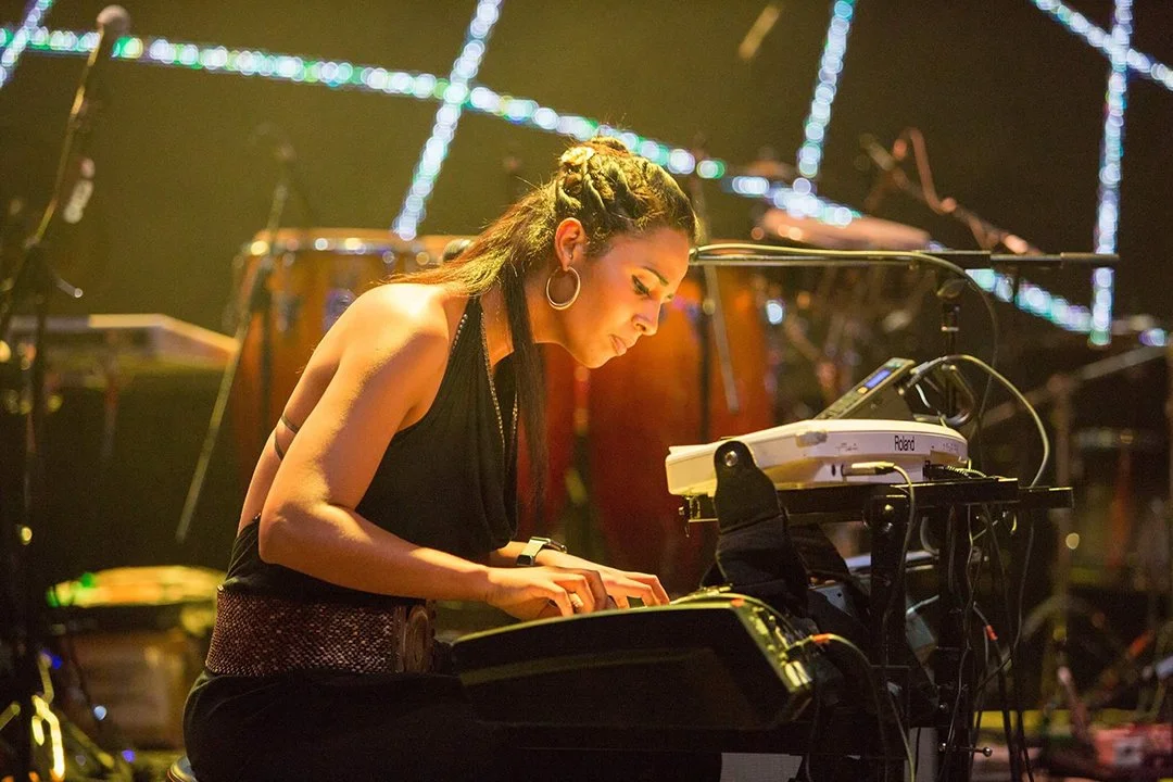 Camila Cortina - Cuban Born Pianist And Composer. Combines Her Afro-Cuban Heritage With Jazz, Classical And World Music. Paquito D'Rivera, Terri Lyne Carrington, Dianne Reeves. Duke Ellington Winner!