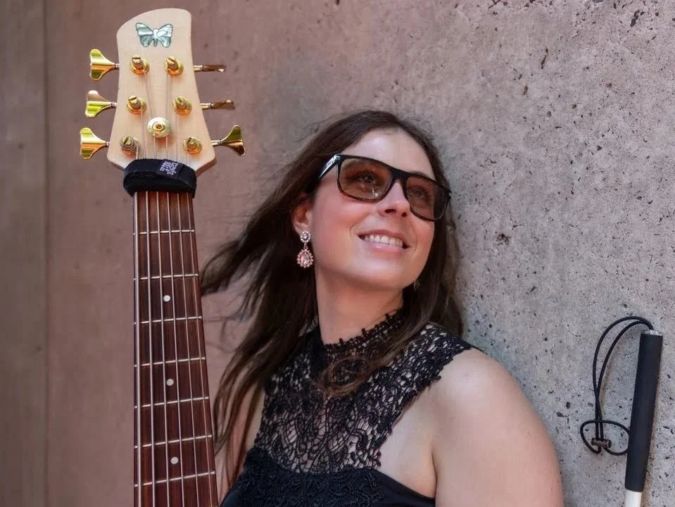Ciara Moser - Spectacular Irish-Born, Austria-Raised, Blind Electric Bassist. DownBeat Rising Star Electric Bassist Of The Year!