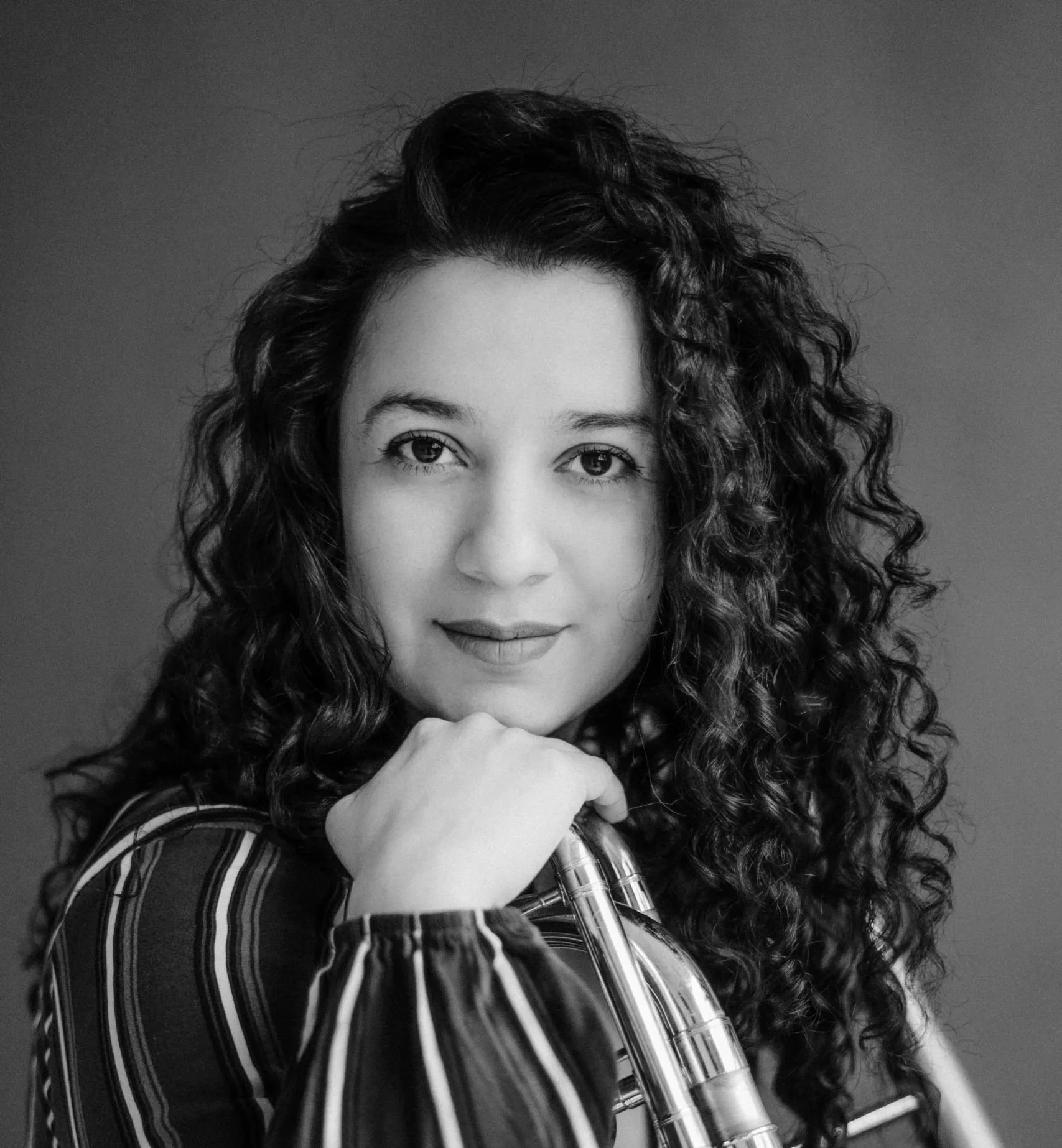Ginita: Fabulous Equadorian-Honduran-American Trombonist, Composer, Vocalist And Bandleader. Latin Jazz And Salsa. Founder Of La Orquesta Esa