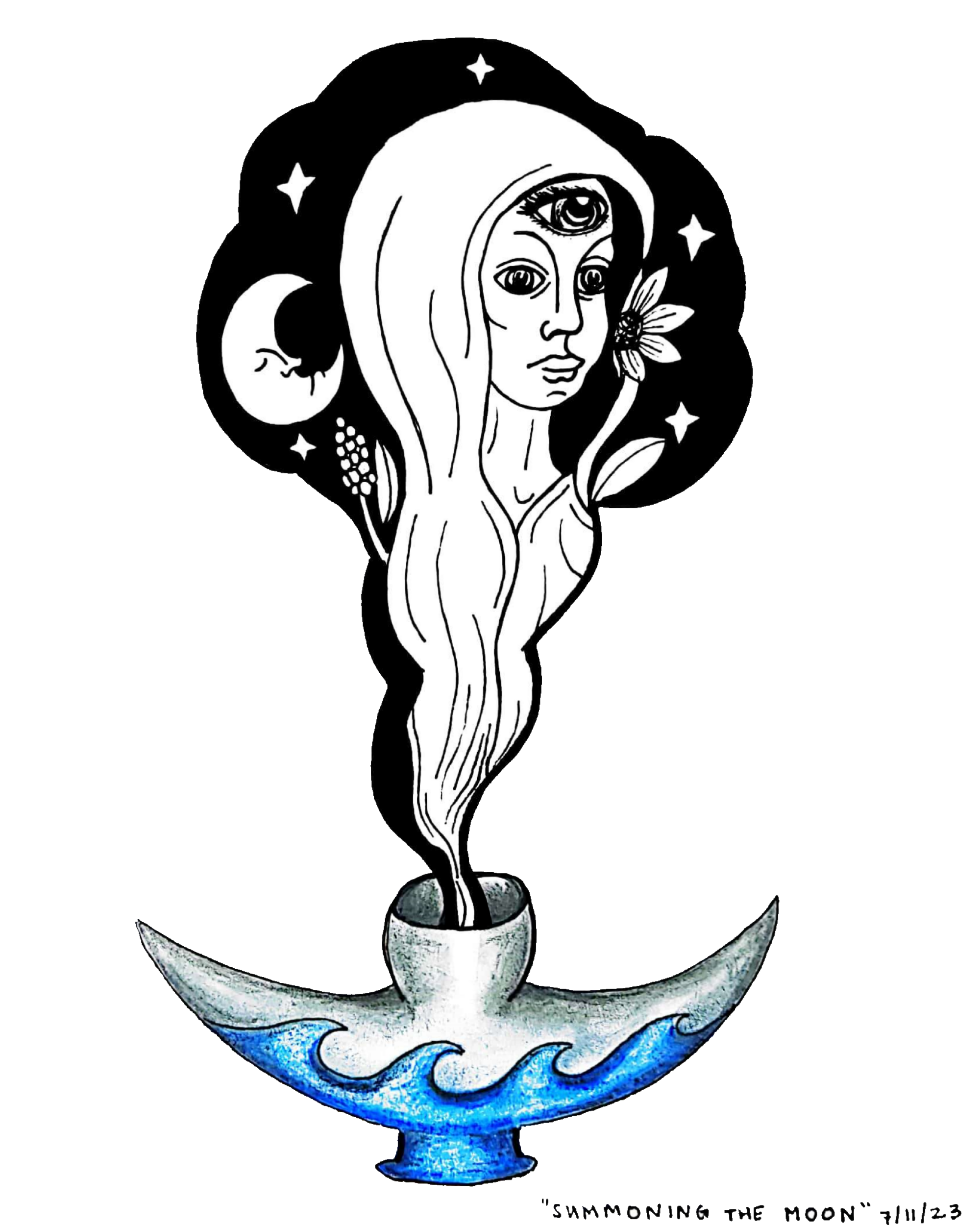 7/11/23, "Summoning the Moon"