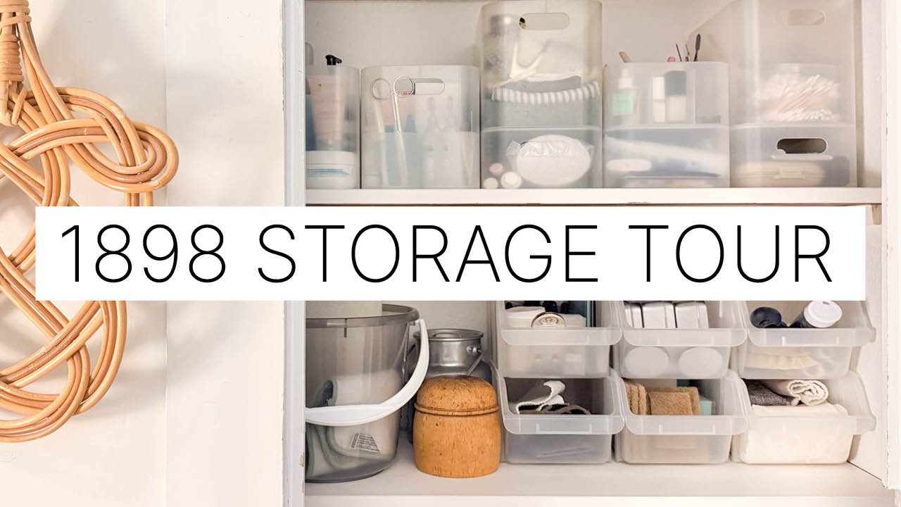 What's inside my cabinets &amp;  Where I keep the boring stuff 