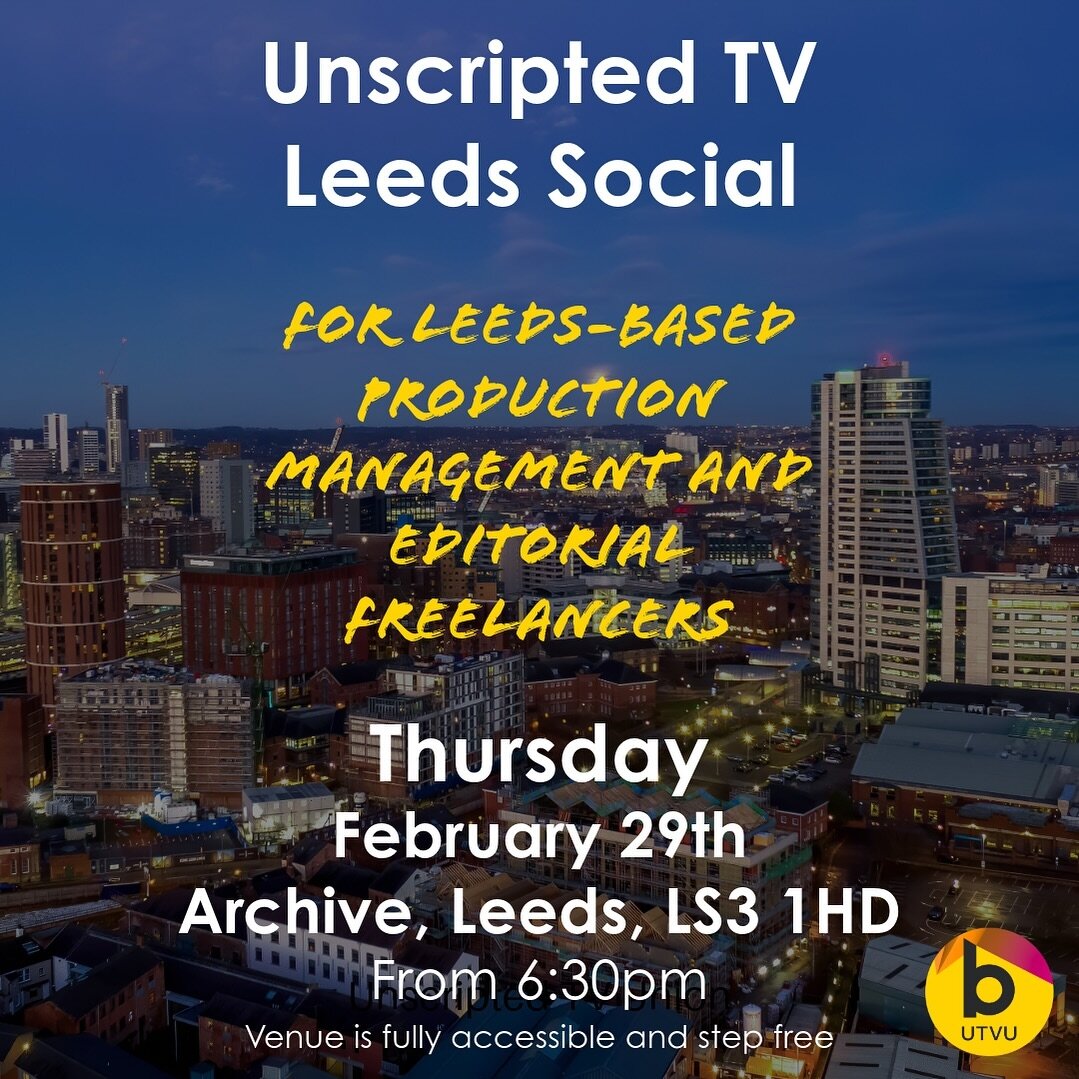 We&rsquo;ve got a social next week in Leeds! Come along!
📆 Thurs 29th Feb from 6:30pm
📍 Archive, Leeds, LS3 1HD
♿️ Venue accessible