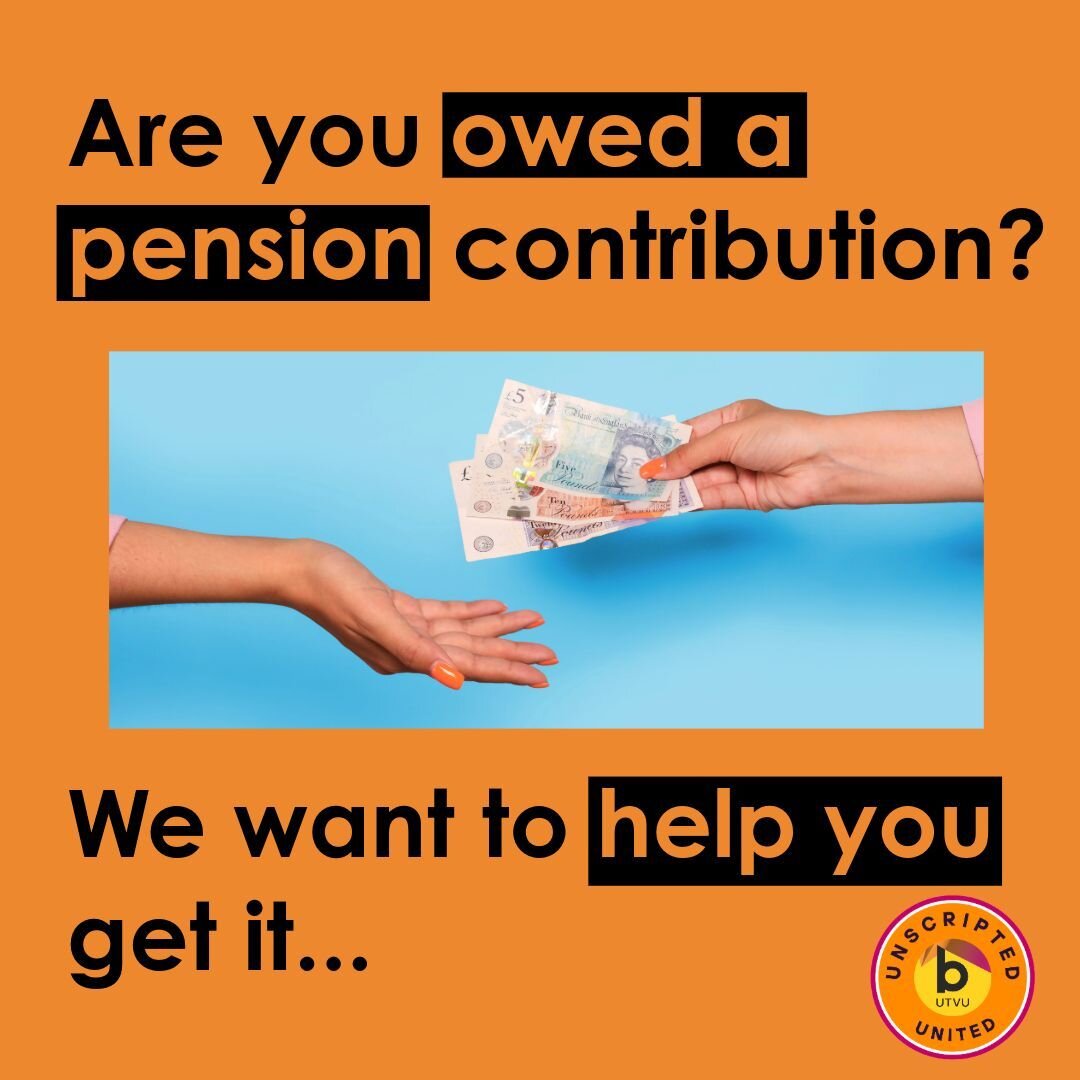 Our members benefit from pensions advice from experts. But, pensions for Freelancers are something we all worry about, but don&rsquo;t know enough about. Many of you could be owed pension contributions and we want to help you get them.

There&rsquo;s