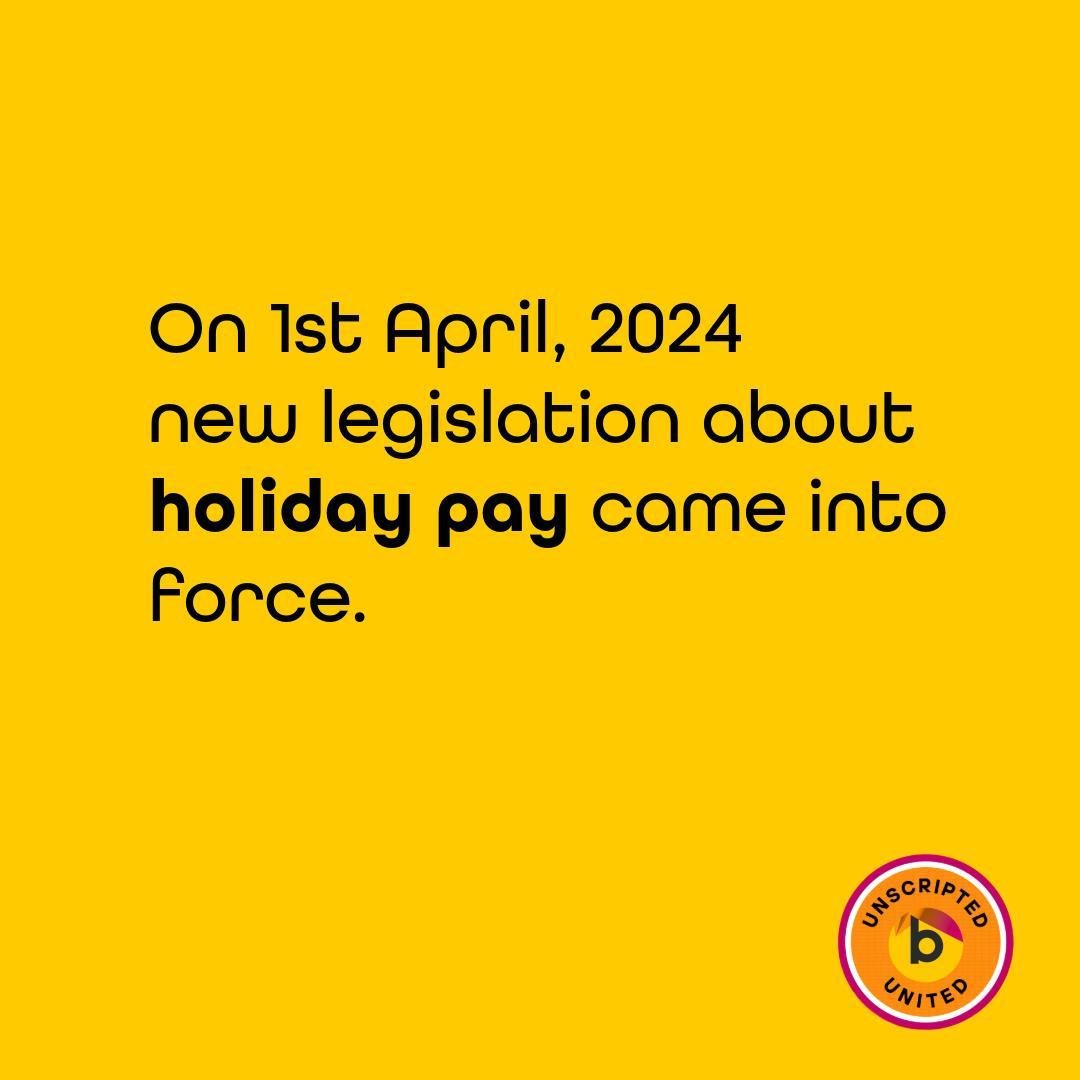 We've had a lot of questions about new holiday pay rules. Bectu's legal advice is clear that TV freelancers are entitled to the new rate of 12.07%

If you have questions, contact your Bectu Official on: 0300 600 1878

Or email us directly: hello@utvu
