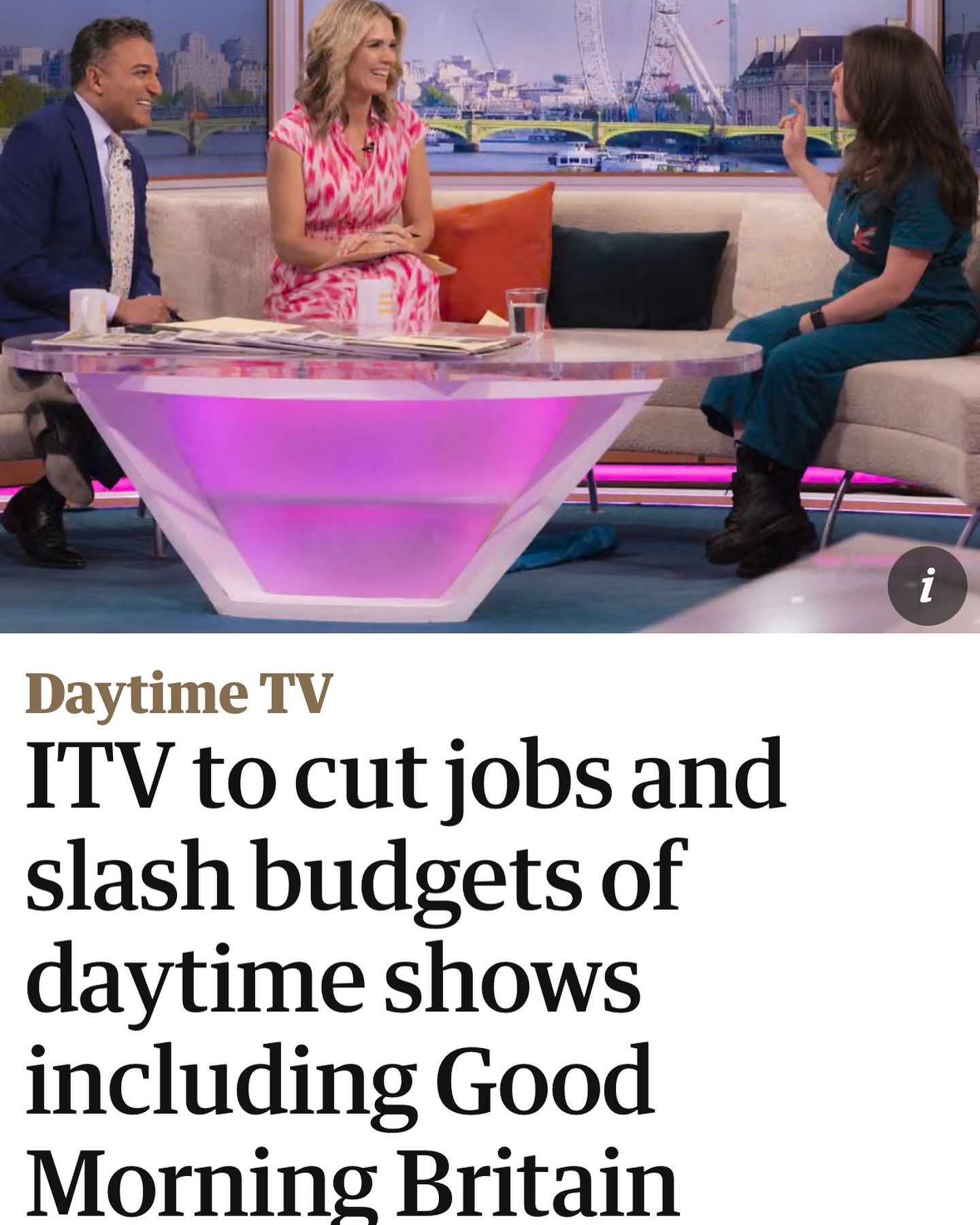 Solidarity to our colleagues at ITV Daytime facing an uncertain future. Losing 50% of roles is a terrible loss.
If you are not already a member, join your union now!
