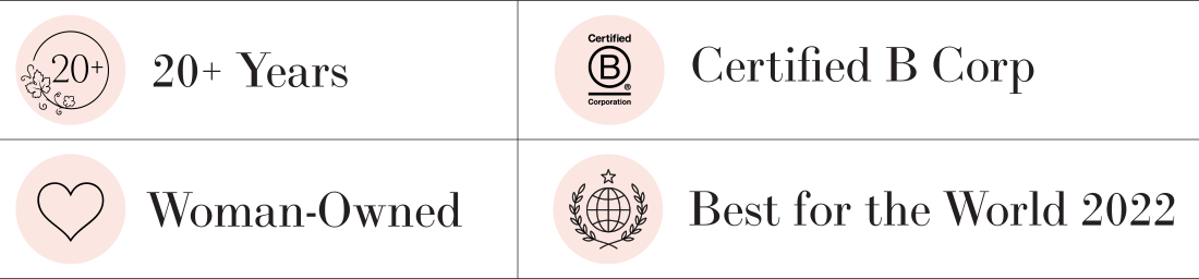 Et Fille Woman-Owned, 20 Plus Years, Certified B Corp, Best of the World 2022