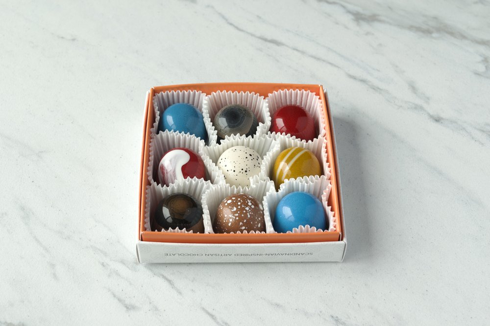 9 pc Bonbon Box — Hygge Chocolates