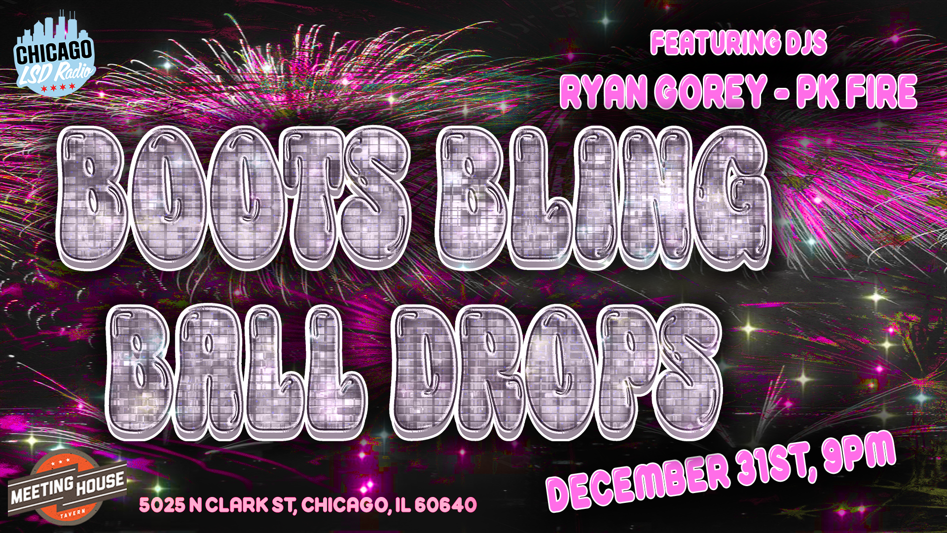 WEDNESDAY DECEMBER 31ST • 10PM-2AM