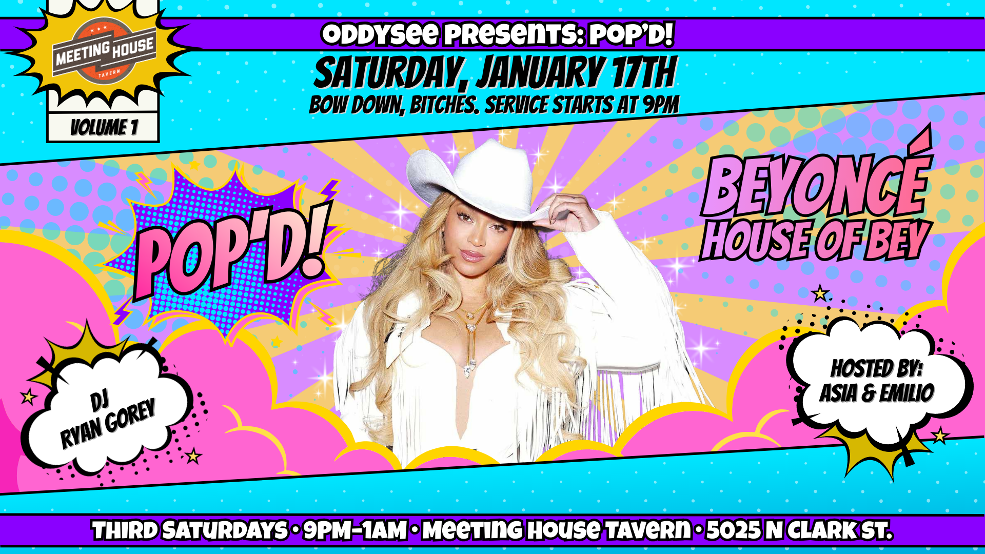 SATURDAY JANUARY 17TH • 9PM-1AM