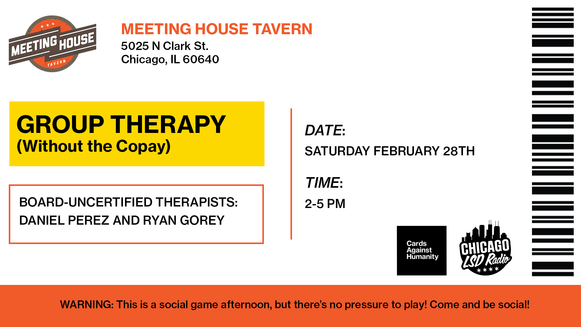 EVERY 4TH SATURDAY • 2-5PM