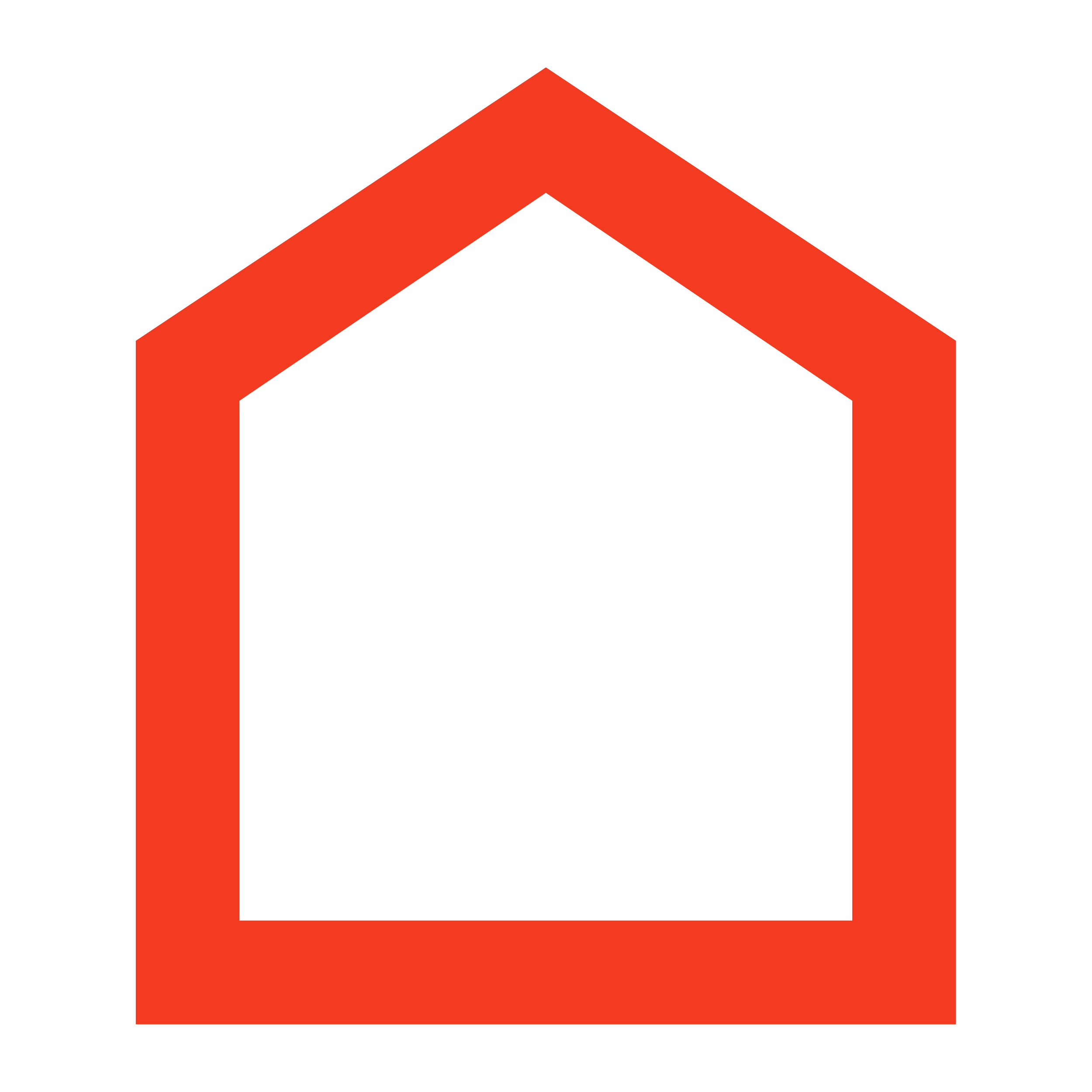 Icon of a red house