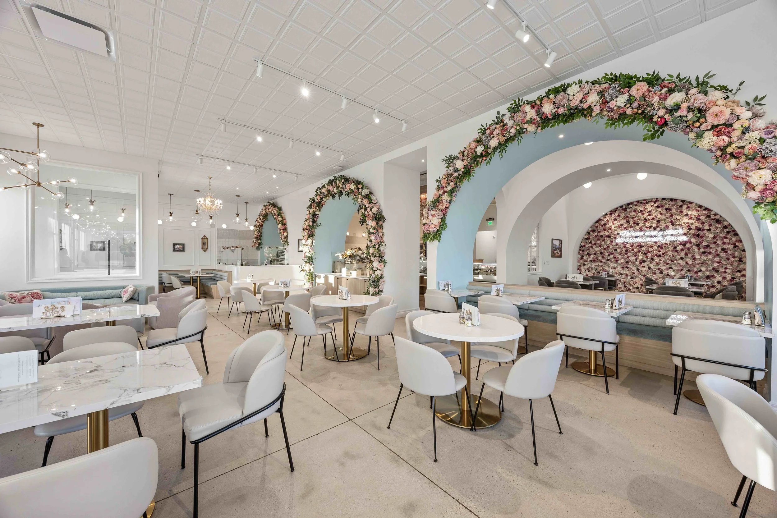 example of space planning services at Roses and Berries Cafe in Dubuque, IA | form function studio