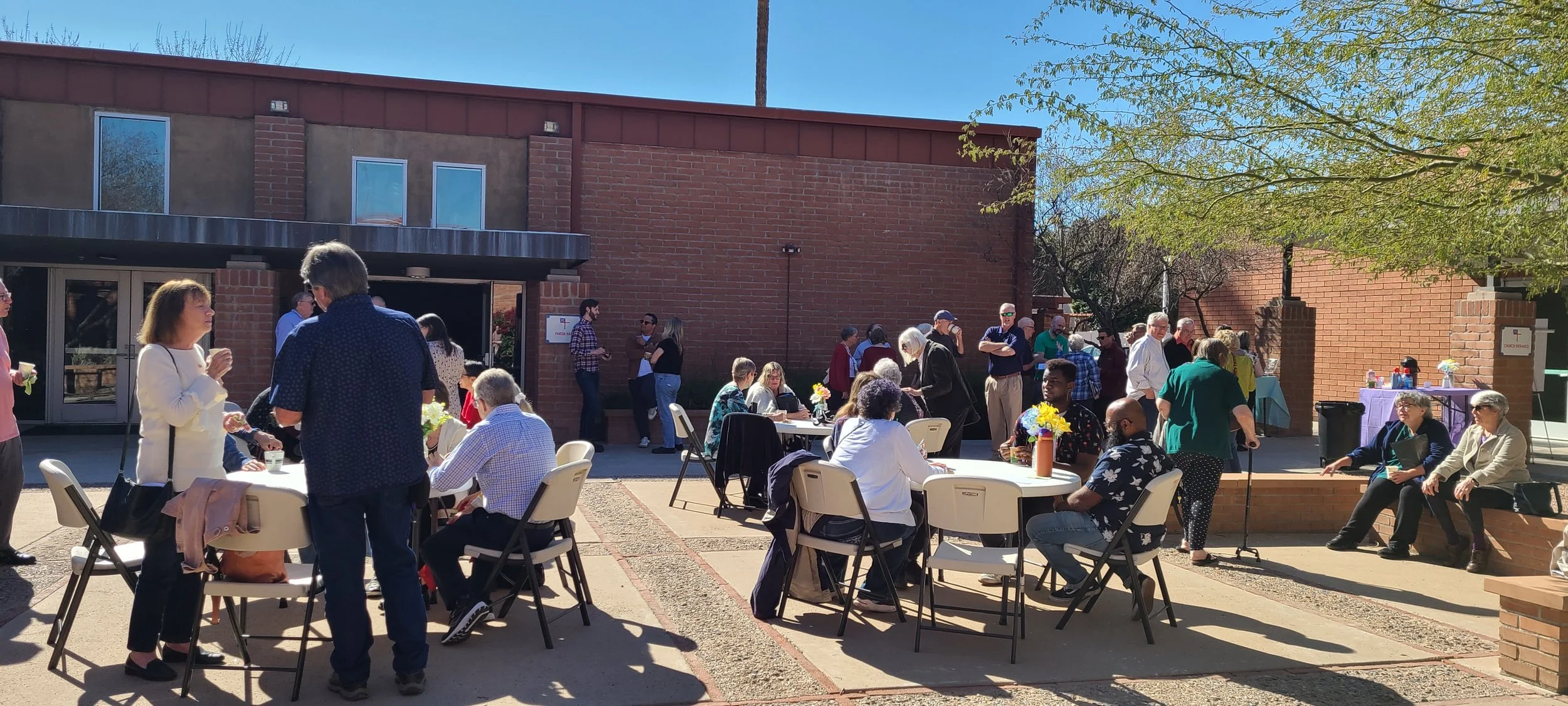 Coffee in the Courtyard