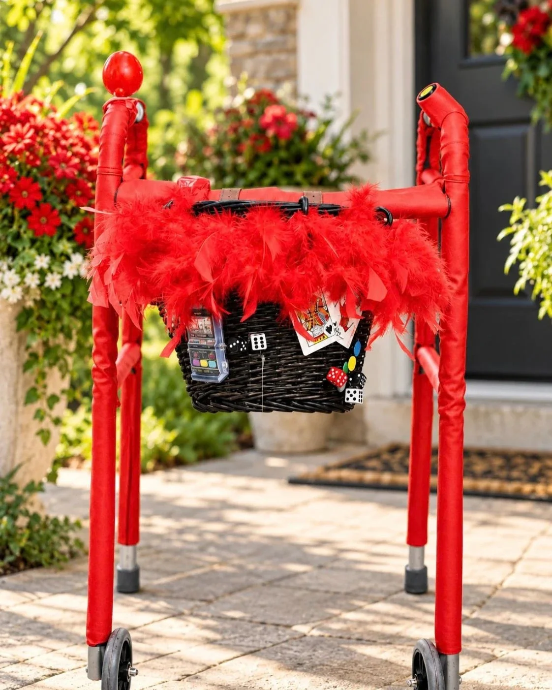 Feeling Lucky Whimsy Walkers decorative accessory kit in a lifestyle setting