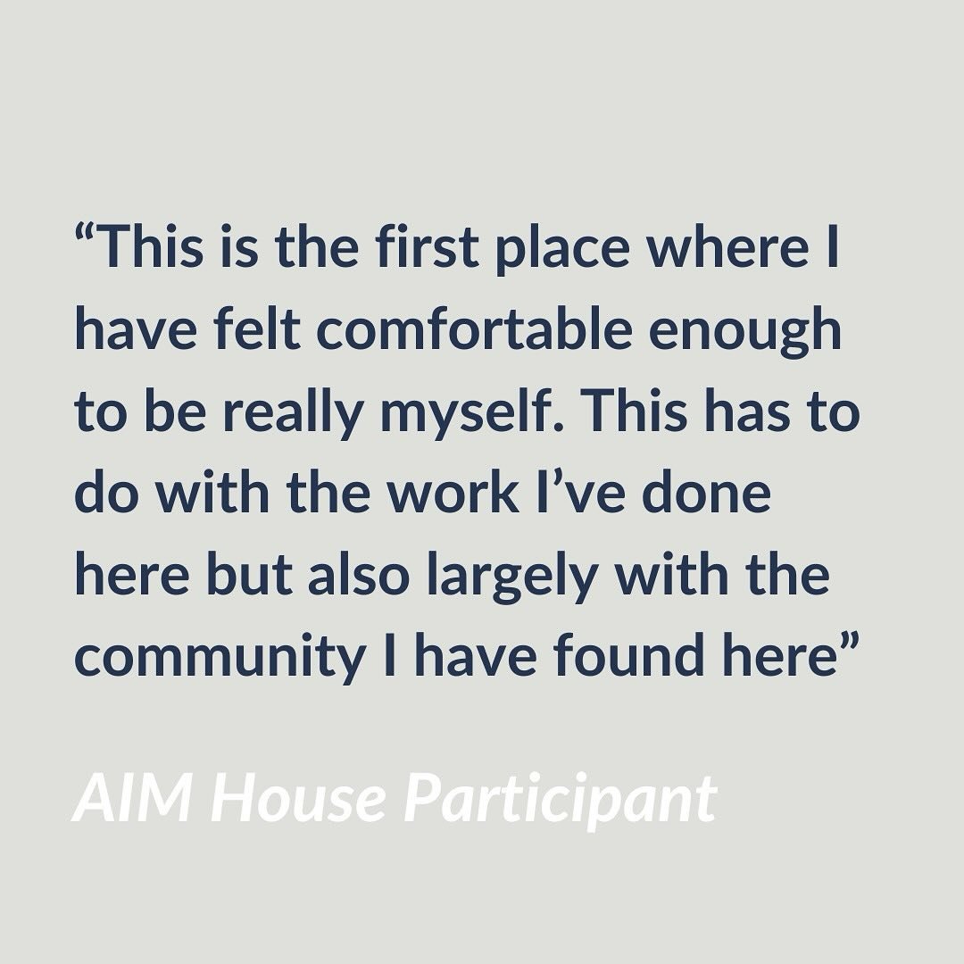 Our intention has always been to focus on what&rsquo;s &ldquo;right,&rdquo; with those who come to #aimhouse 

This mentality inherently allows everyone who walks through our doors to feel seen, understood and most importantly, it allows them to alwa