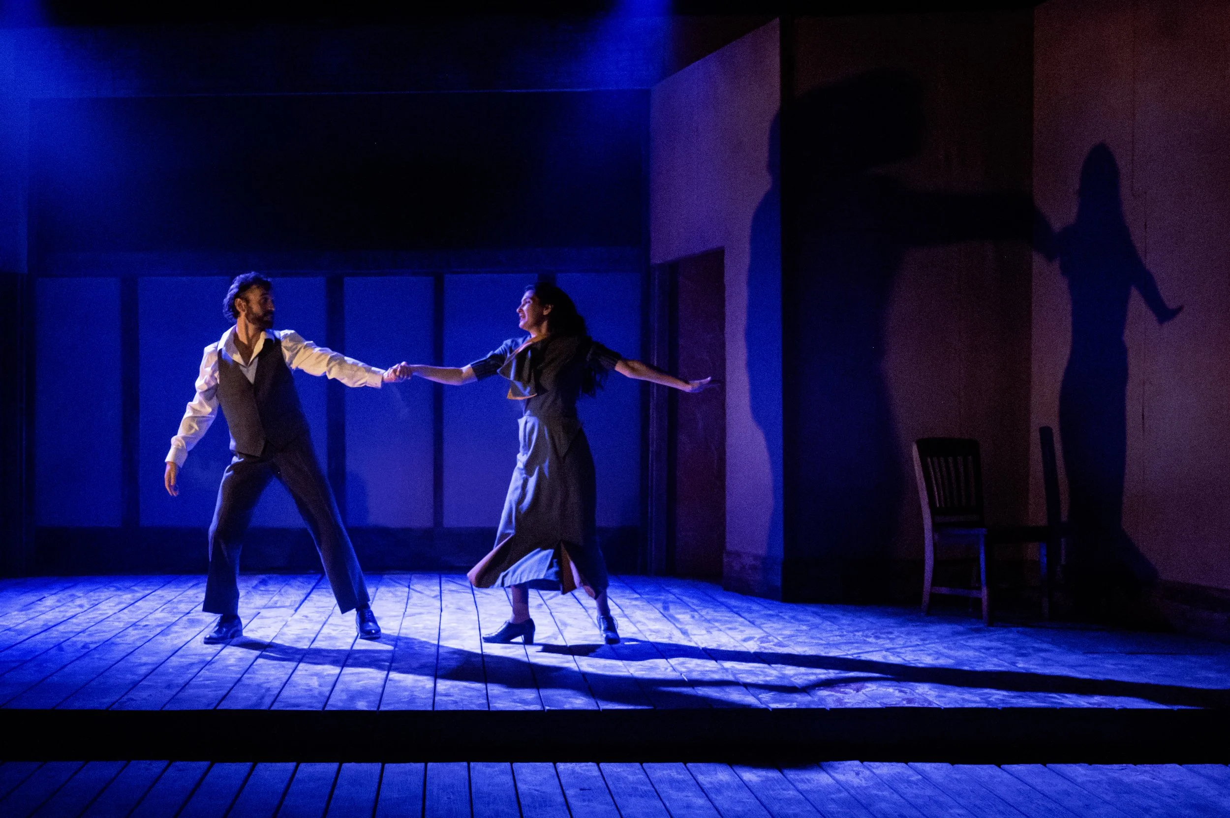 (l-r) Stephen Russell Murray and Lauren Hart in Indecent, June 4 - 28. Photo by Teresa Castracane Photography.
