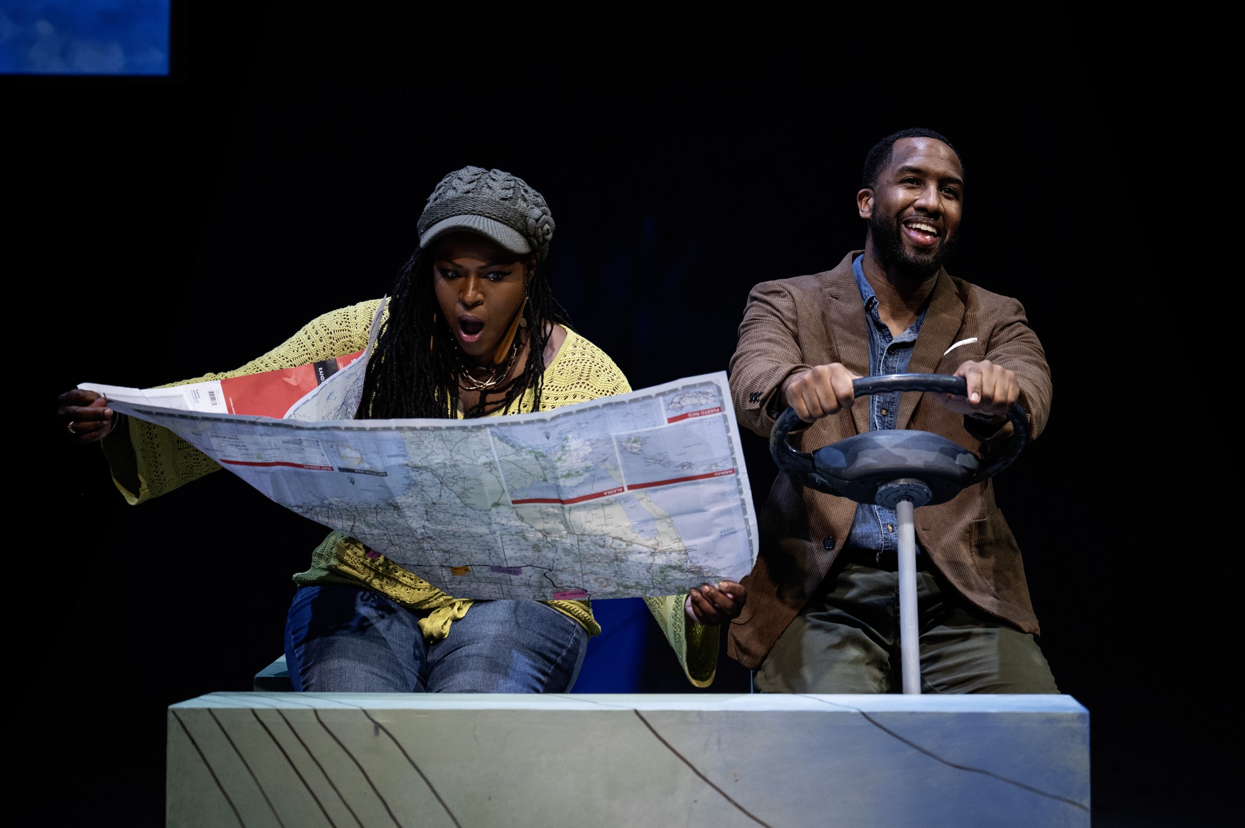 (l-r) Jasmine Joy Brooks and Shawn Sebastian Naar in Young Americans, April 9 - 26. Photo by Teresa Castracane Photography.