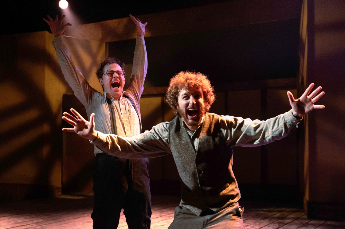 (l-r) Ben Ribler and Ethan J. Miller in Indecent, June 4 - 28. Photo by Teresa Castracane Photography.
