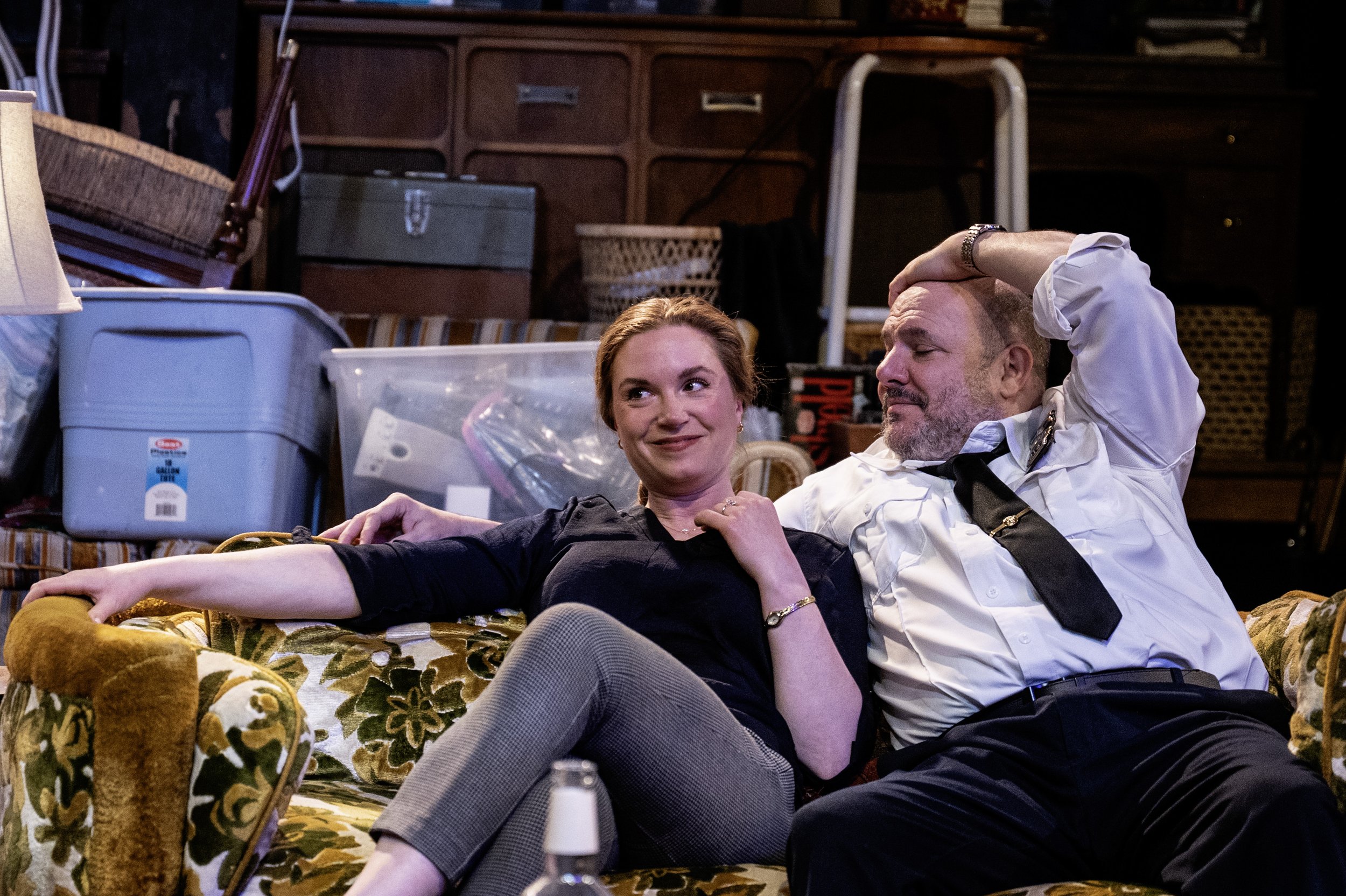 (l-r) Ellis Greer and Chris Genebach in Between Riverside and Crazy, February 26 - March 8. Photo by Teresa Castracane Photography