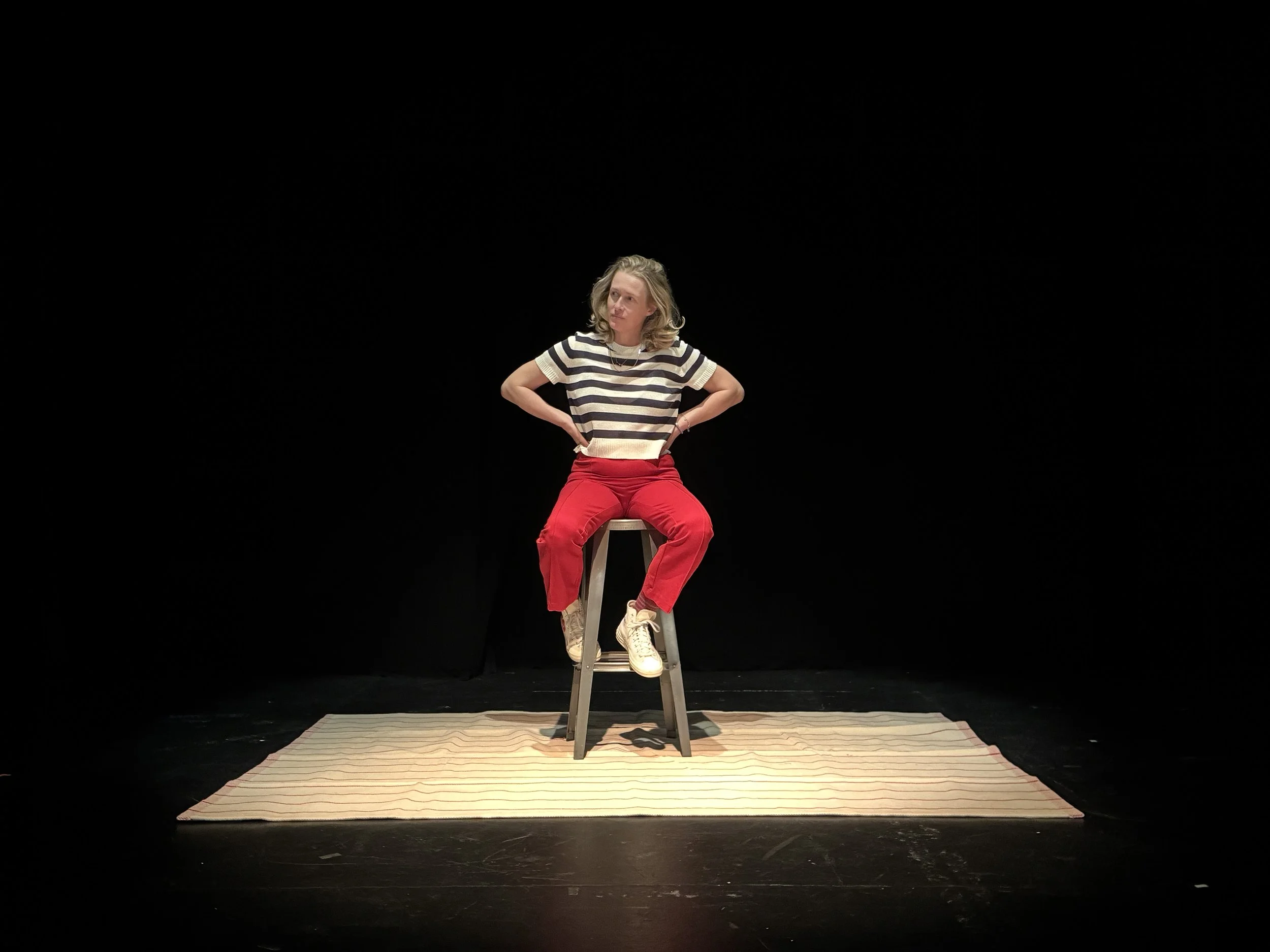 Diana Gitelman in It Ends With Guinea Pigs, as part of The Logan Festival or Solo Performance, August 20 - 30.