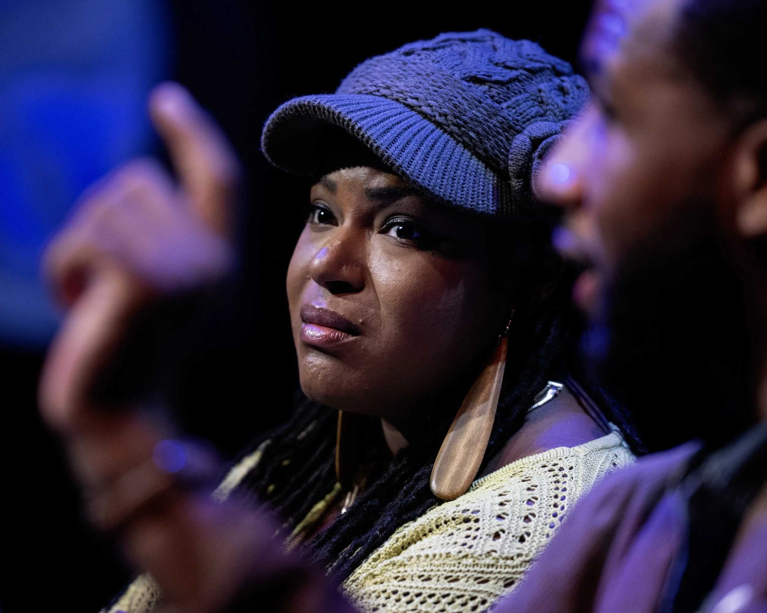 (l-r) Jasmine Joy Brooks and Shawn Sebastian Naar in Young Americans, April 9 - 26. Photo by Teresa Castracane Photography.