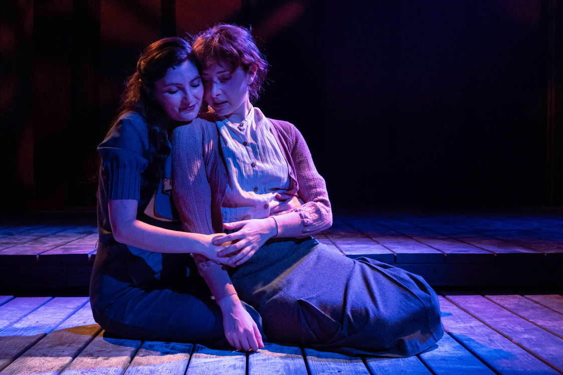 (l-r) Lauren Hart and Lily Burka in Indecent, June 4 - 28. Photo by Teresa Castracane Photography.