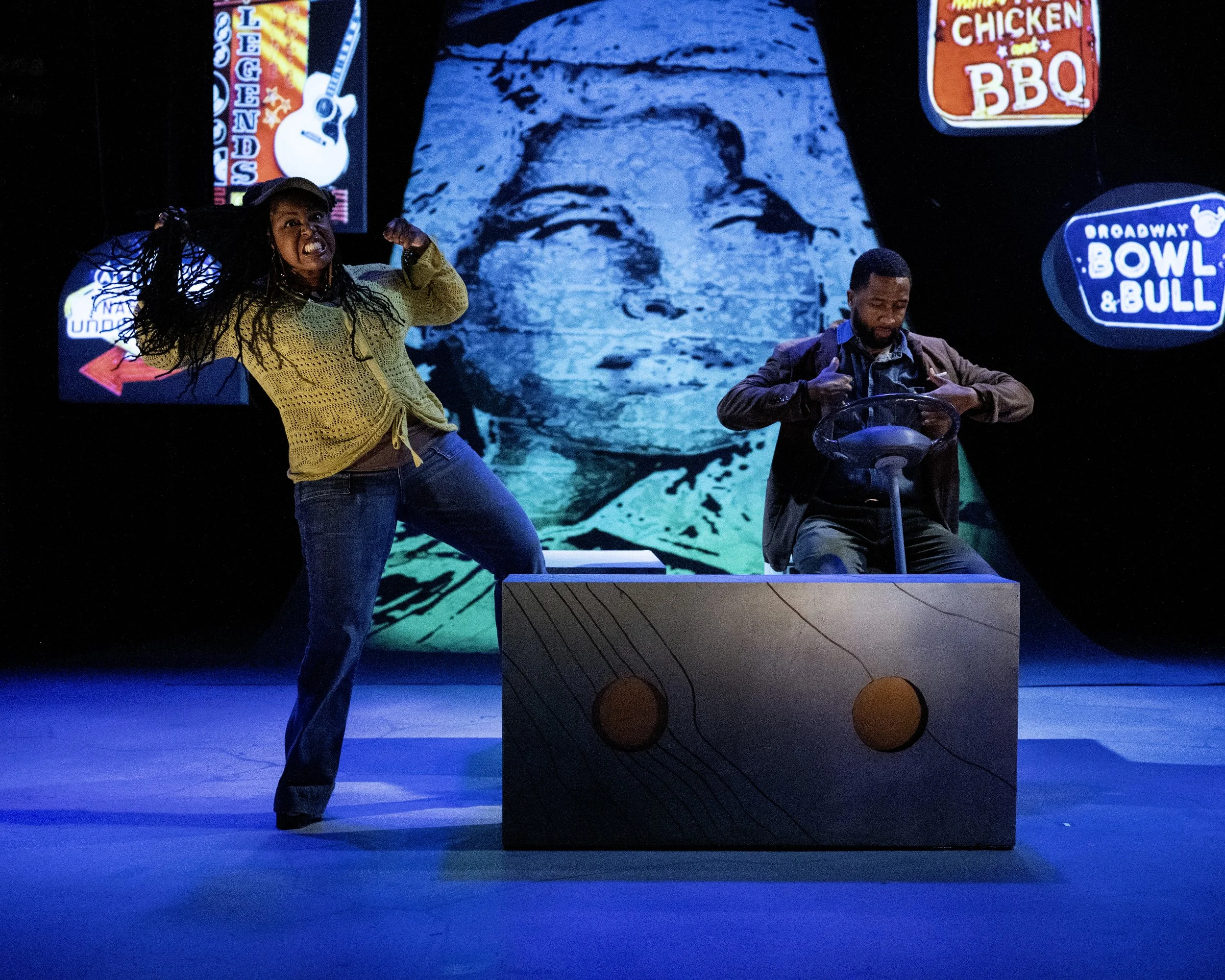 (l-r) Jasmine Joy Brooks and Shawn Sebastian Naar in Young Americans, April 9 - 26. Photo by Teresa Castracane Photography.