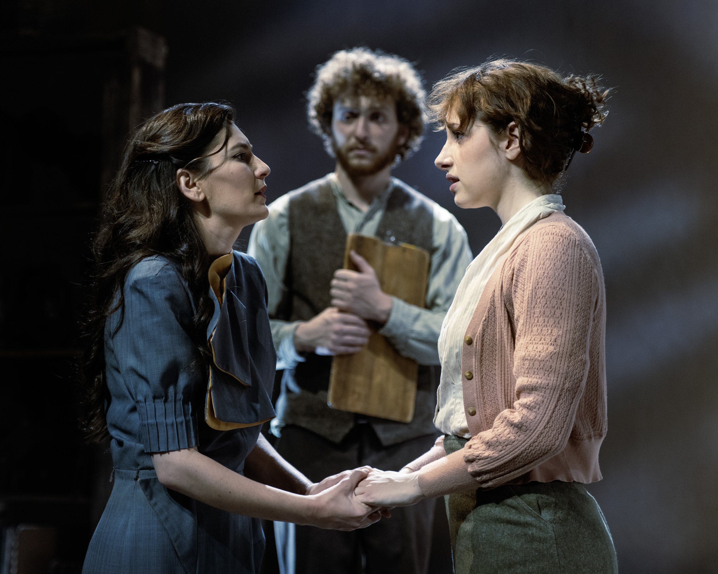 (l-r) Lauren Hart, Ethan J. Miller and Lily Burka in Indecent, June 4 - 28. Photo by Teresa Castracane Photography.