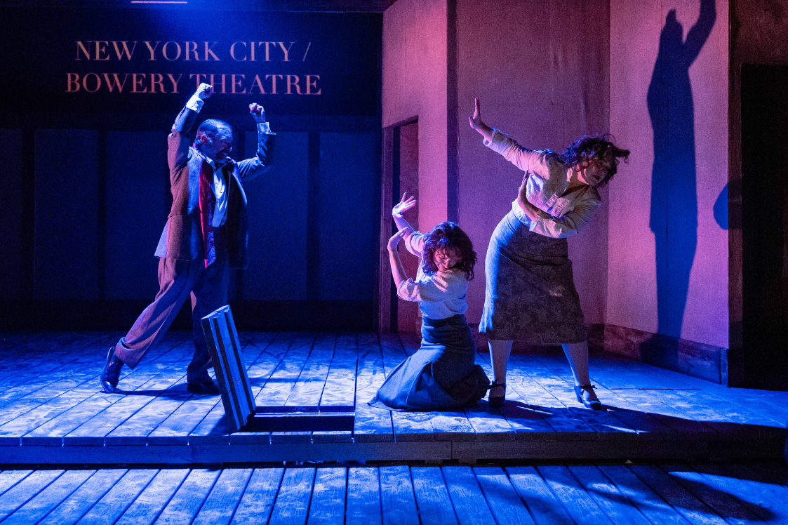 (l-r) Zach Brewster-Geisz, Lily Burka and Nicole Halmos in Indecent, June 4 - 28. Photo by Teresa Castracane Photography.
