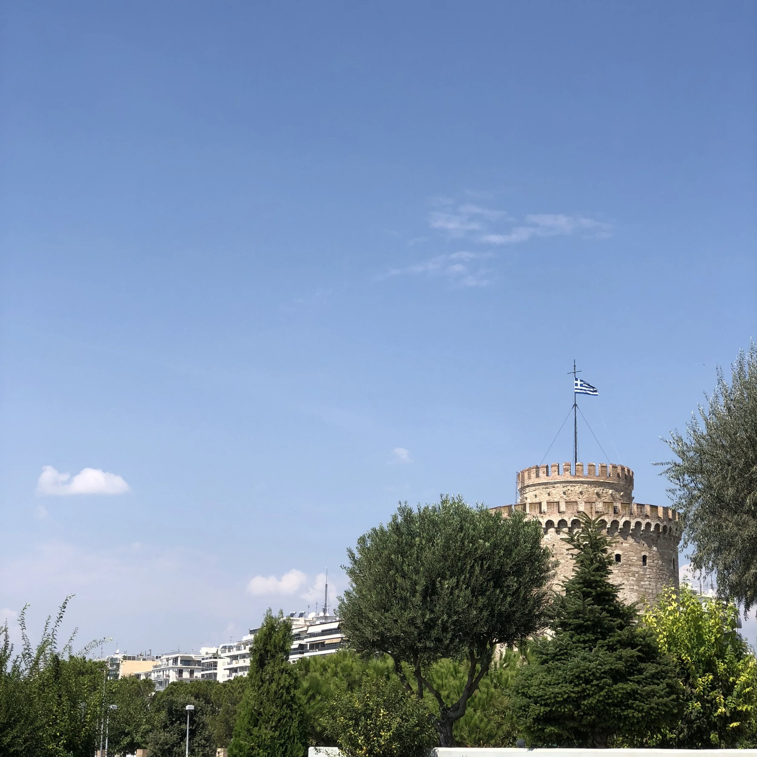 White Tower of Thessaloniki, part of the Week A experience during the 2027 Jewellery Making Retreat in Greece.