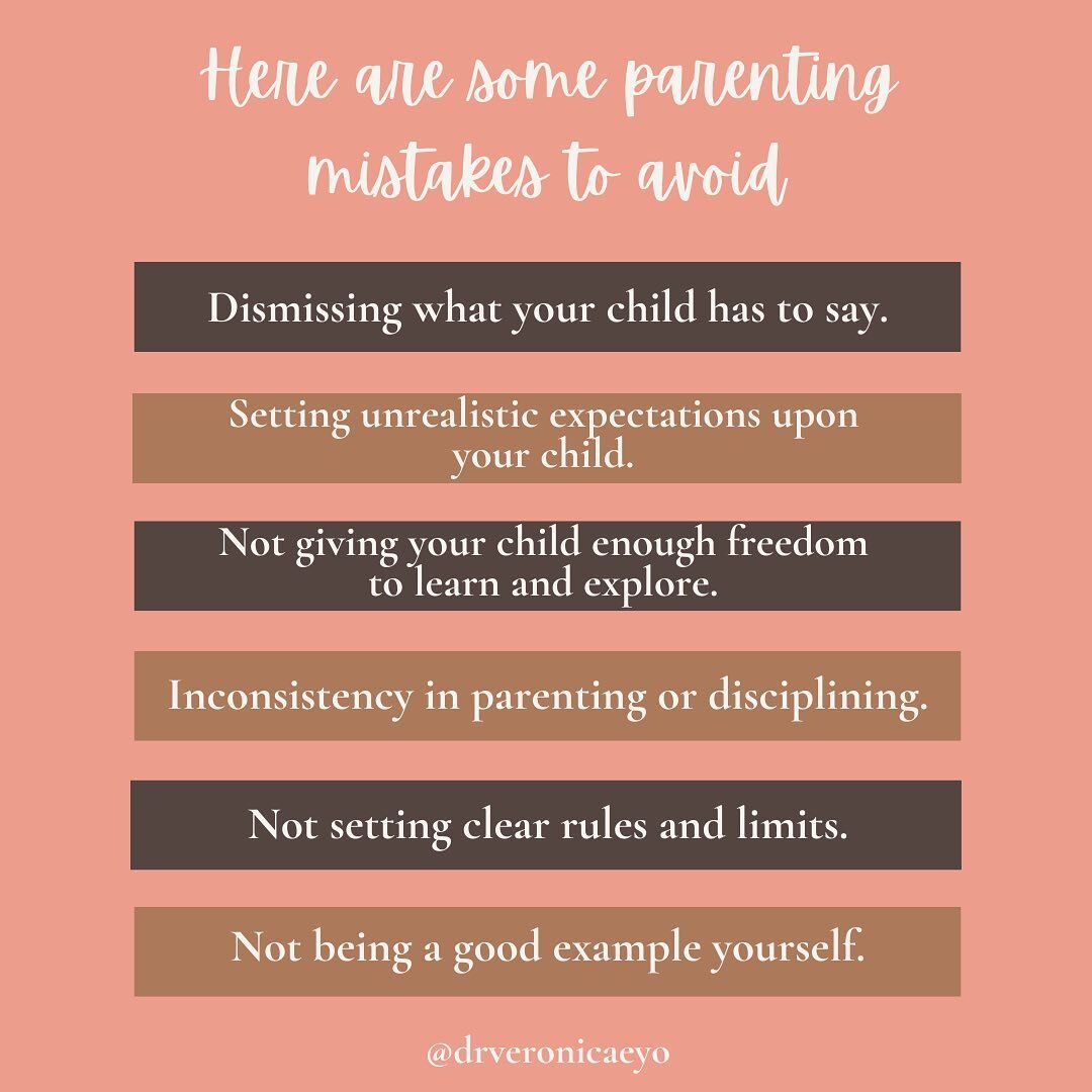 Motherhood and parenthood- they did not come with a complete step-by-step manual.&nbsp;

As parents and mothers do not have unique experiences, we learn as we go.

And in learning, there are mistakes.&nbsp;

Here are the common parenting mistakes tha
