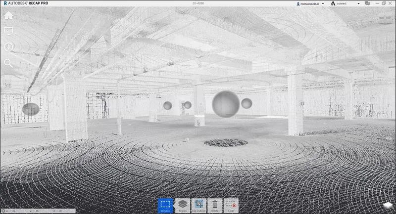 Point Clouds in Recap (image courtesy of ZELUS)
