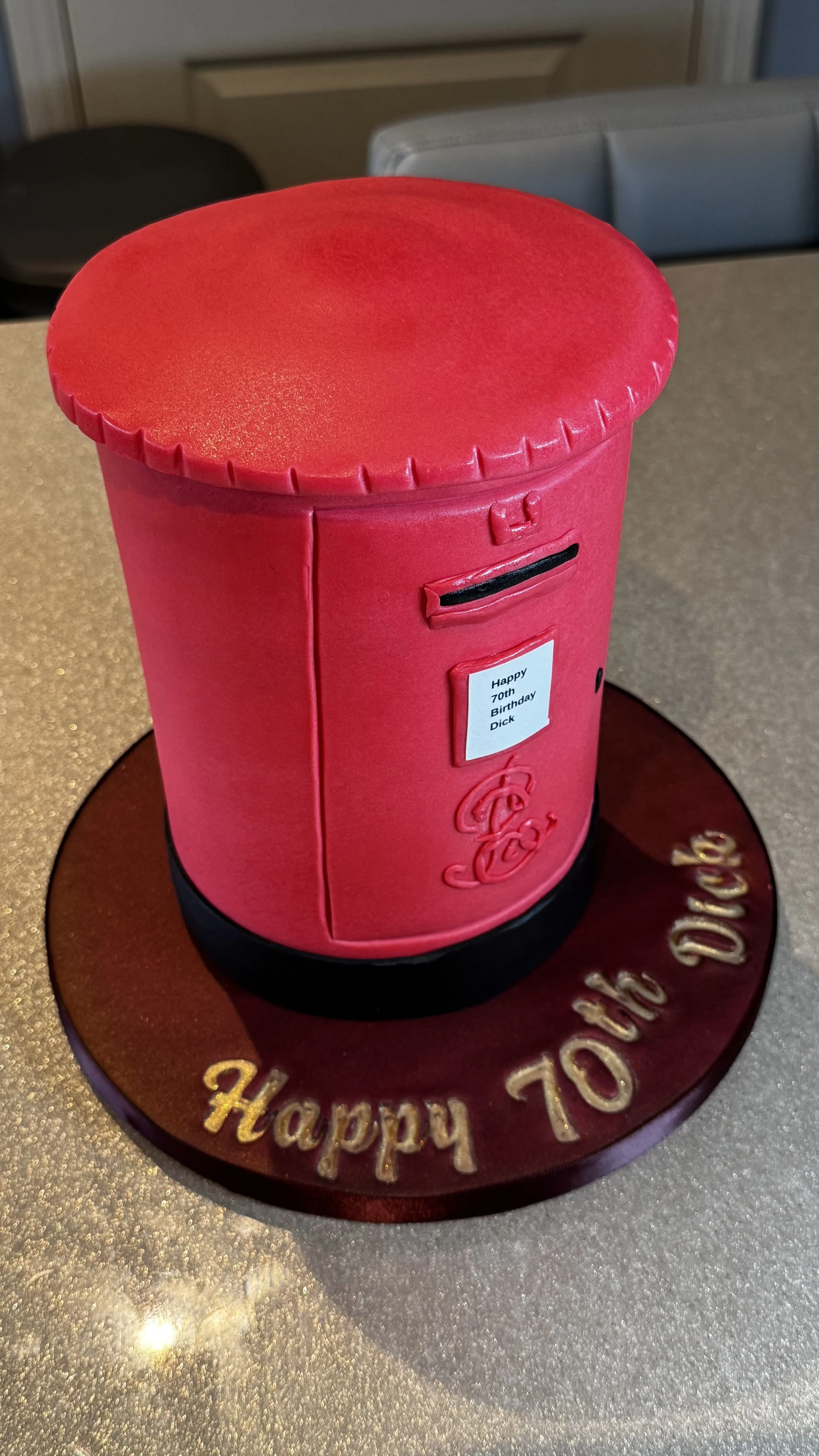 Red Post Box novelty cake