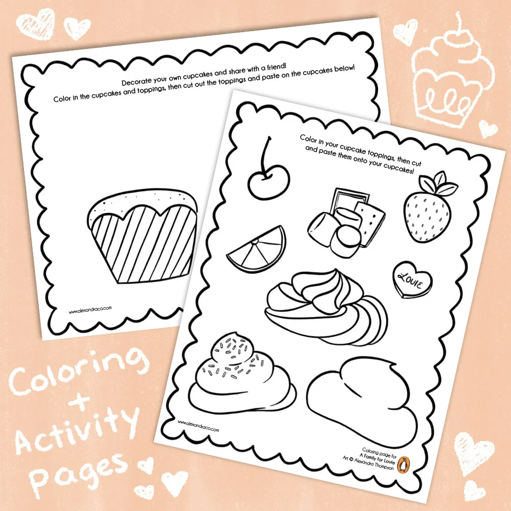 cut out coloring pages