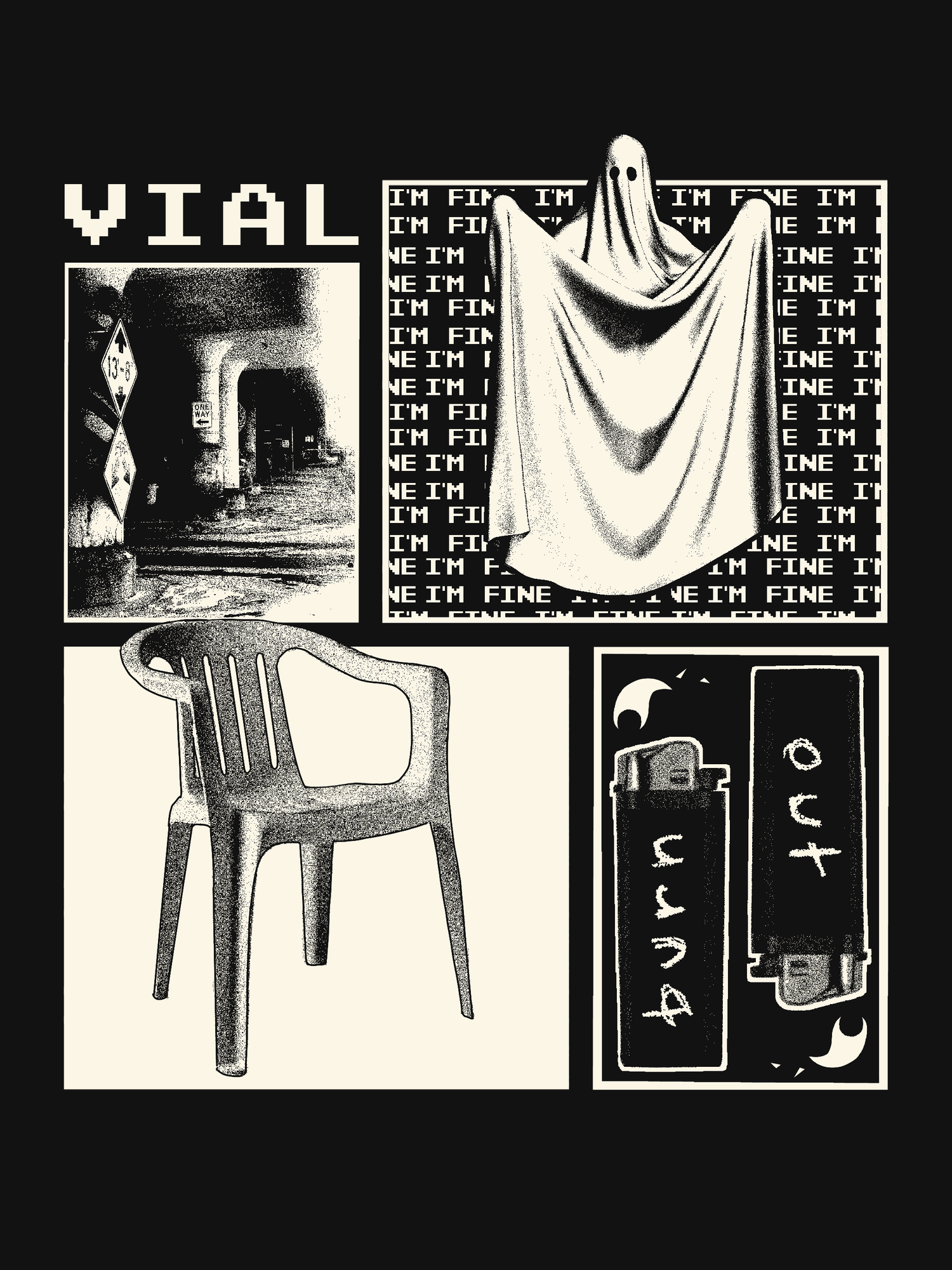 BURNOUT T-SHIRT — VIAL