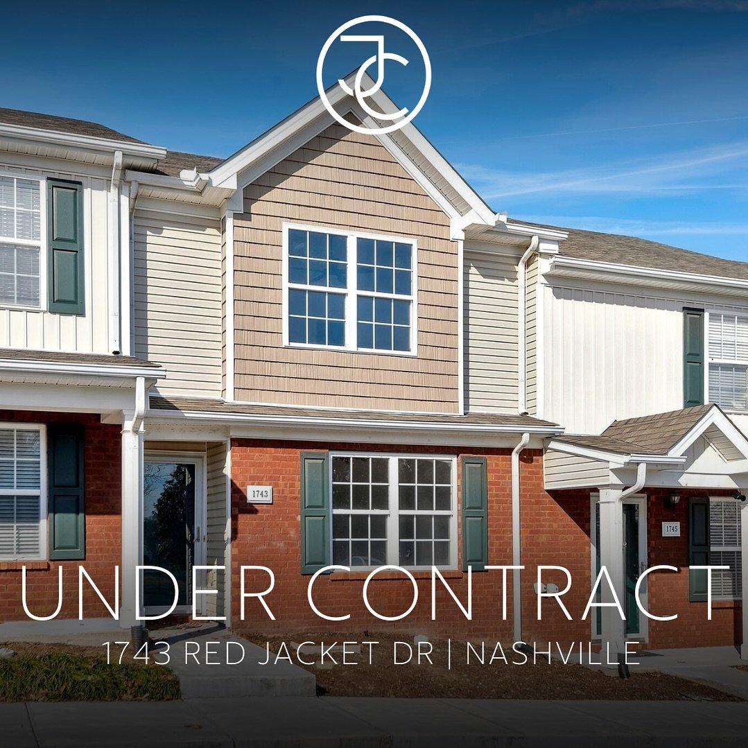 Another one UNDER CONTRACT 🍾🥂 for my first time homebuyers in South Nashville! 

The market in Nashville is coming back strong this spring!! If you or your family are looking to Buy, Sell, or invest, don&rsquo;t hesitate to reach out! 🏡