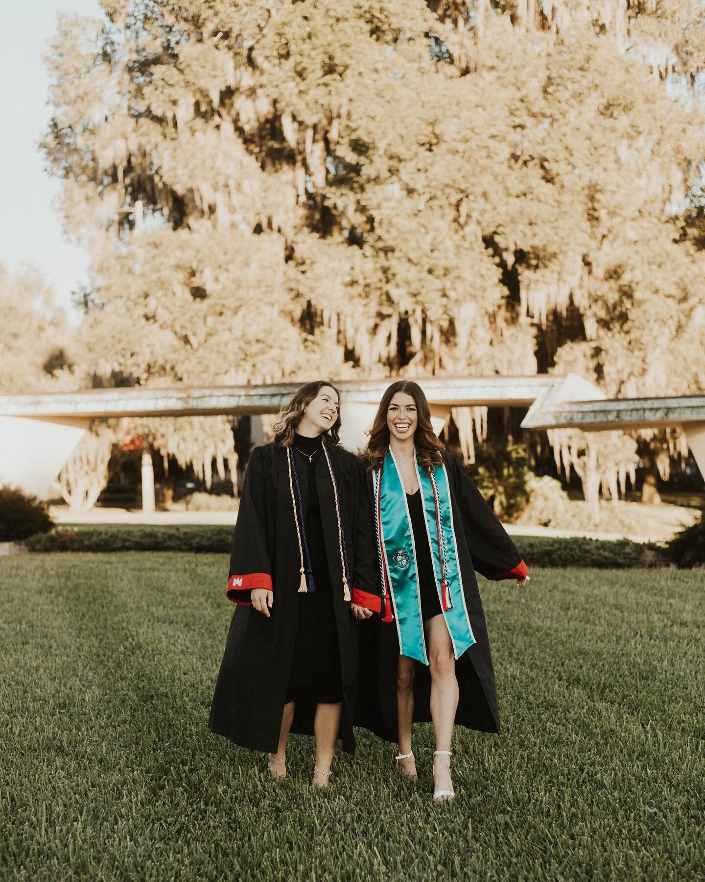 Due to COVID, my normal December grad season was cut short, but I am so beyond thankful to have gotten to capture the few that I did, especially this golden hour session with Emily + Kristina! Bringing a bestie to a shoot is a fool proof way to get s