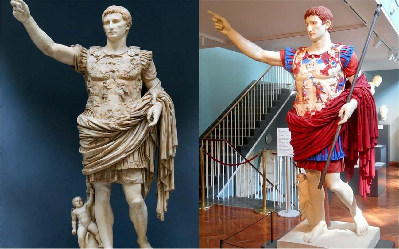   The Reproduction Of "Augustus Of Prima Porta," Circa 20 BC, Rome   