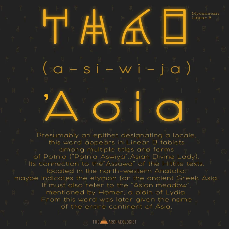 Asia: The Evolution of a Name from Mycenaean Antiquity to Contemporary ...