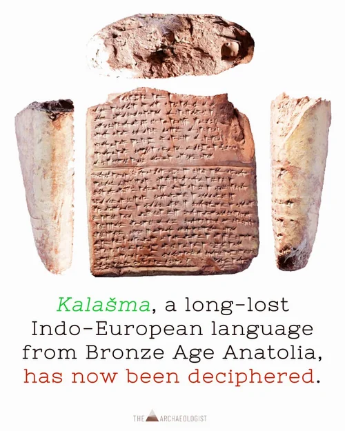 Kalašma Language Deciphered A IndoEuropean Language of the