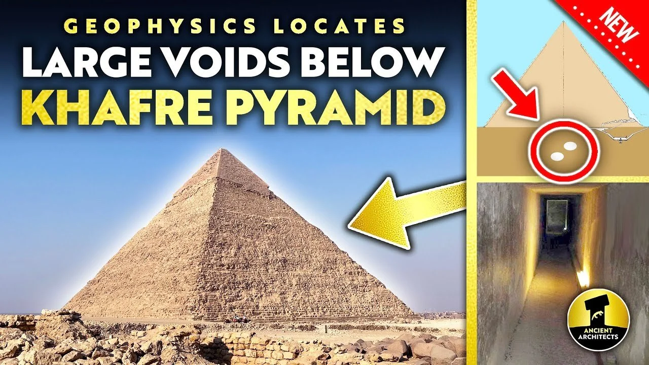 Large Voids Discovered Under the Giza Pyramid of Khafre(02)