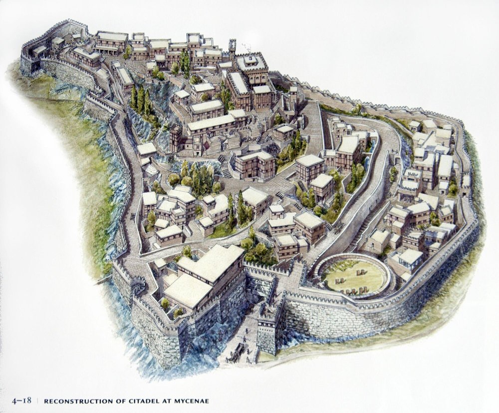 3D Video of the Acropolis of Mycenae in Prehistoric Greece