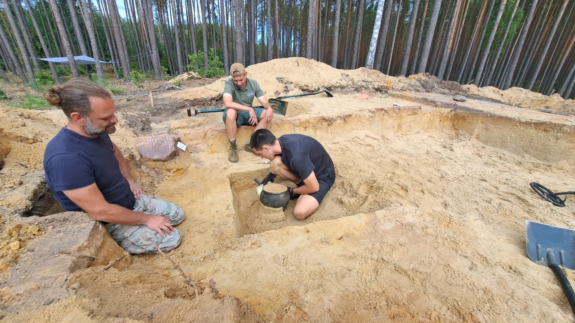 Ancient jewelry and gothic burials were discovered in a Polish forest