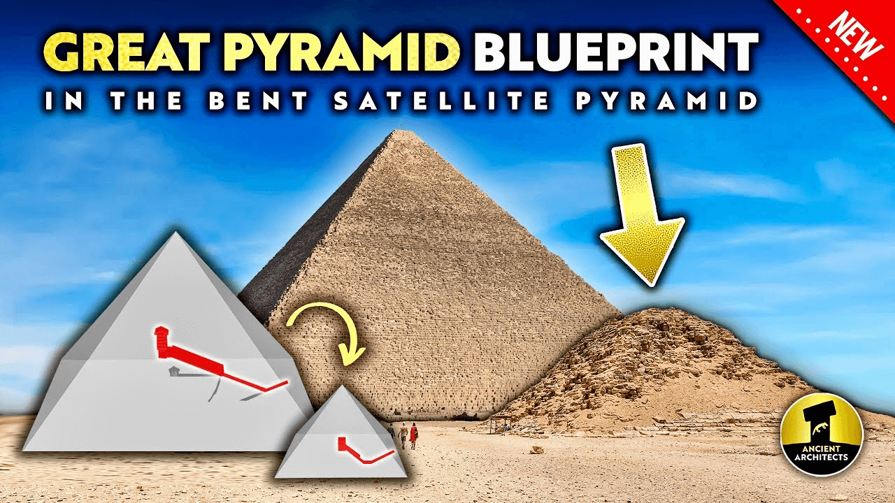 Great Pyramid Blueprint Hidden in Plain Sight The Bent Satellite Pyramid