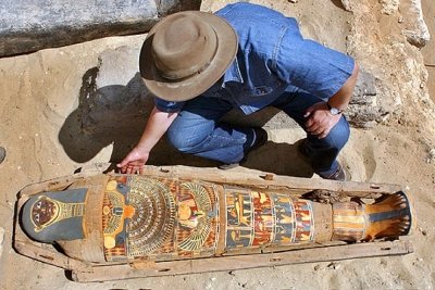 A 2,300-year-old mummy unveiled in Egypt