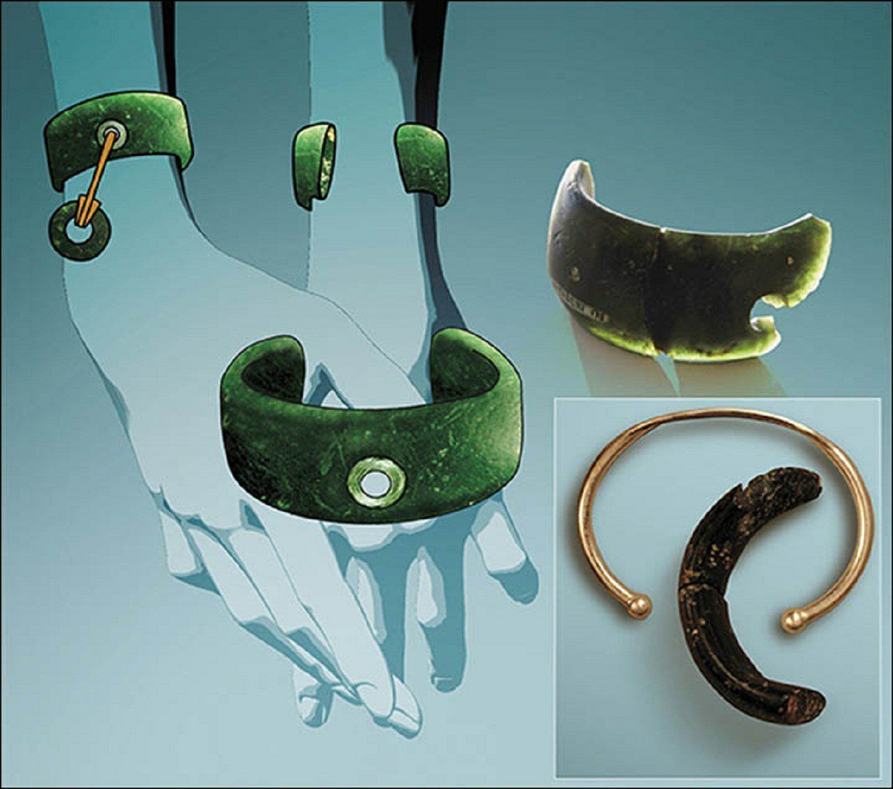 40,000 year old bracelet crafted by pre-historic human ancestors discovered  in the Denisova cave in southern Siberia – Internet Stones.COM Media