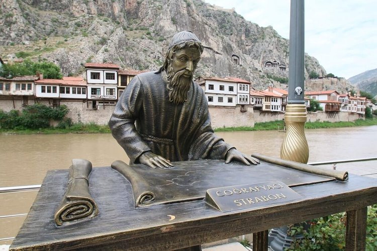 Statues of the Greek Geographer Strabo in Turkey: A World Cultural Heritage